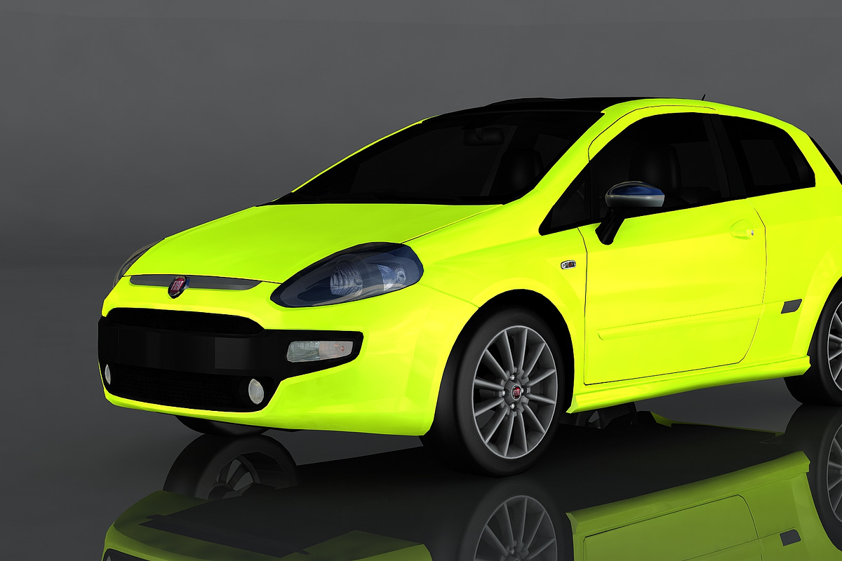 2010 FIAT Punto Evo SPORT in 3D - product preview 8