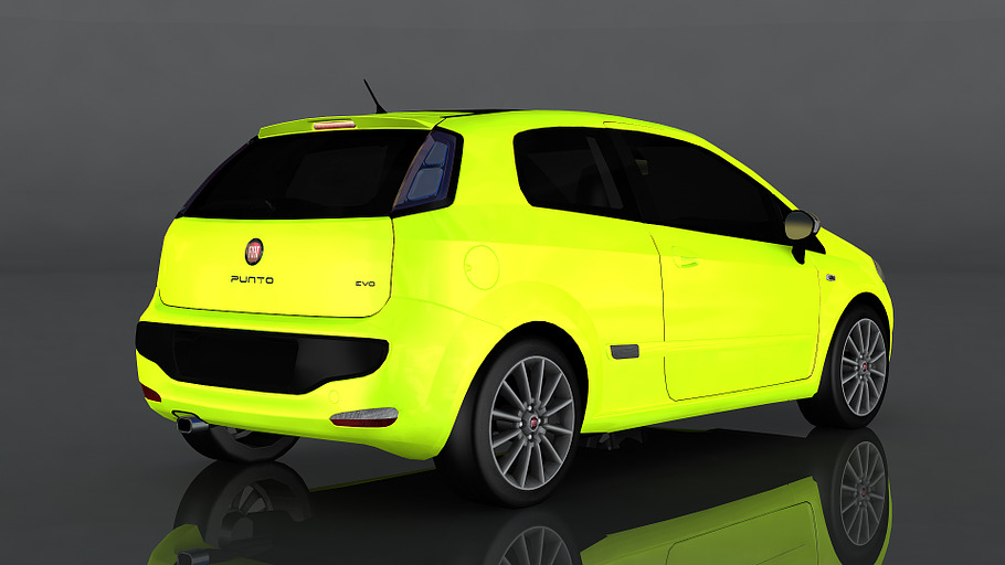 2010 FIAT Punto Evo SPORT in 3D - product preview 3
