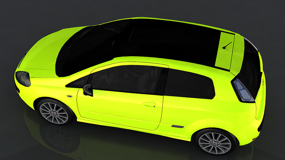 2010 FIAT Punto Evo SPORT in 3D - product preview 5