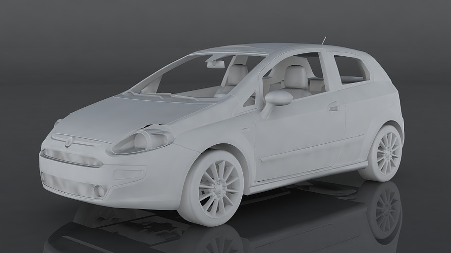 2010 FIAT Punto Evo SPORT in 3D - product preview 7