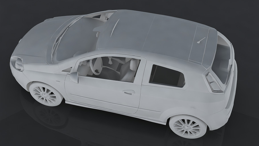 2010 FIAT Punto Evo SPORT in 3D - product preview 11