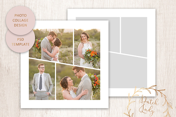 PSD Photo Collage Template #5