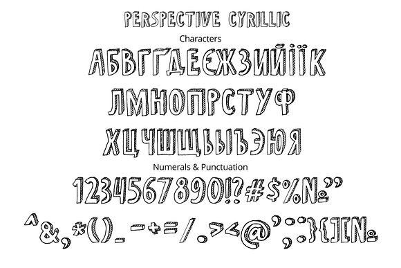 Perspective Font in Display Fonts - product preview 2