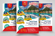 Holiday Tour Travel Flyer Template