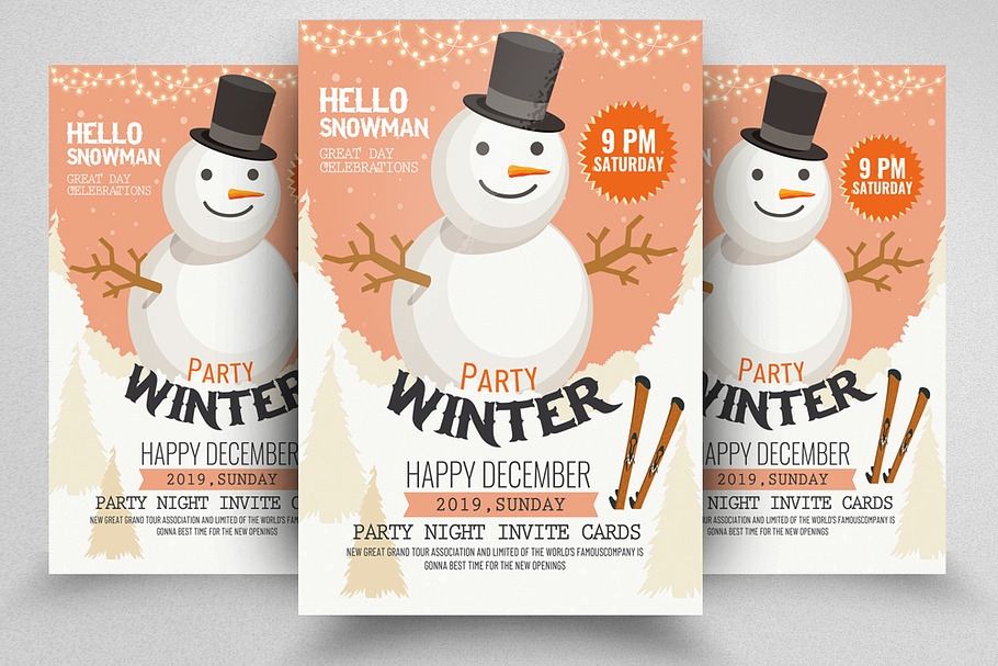Winter Party Flyer/Poster