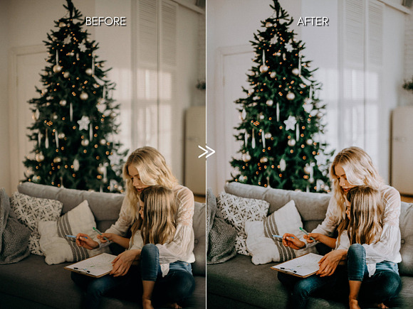 WHITE CHRISTMAS Lightroom Presets in Add-Ons - product preview 3