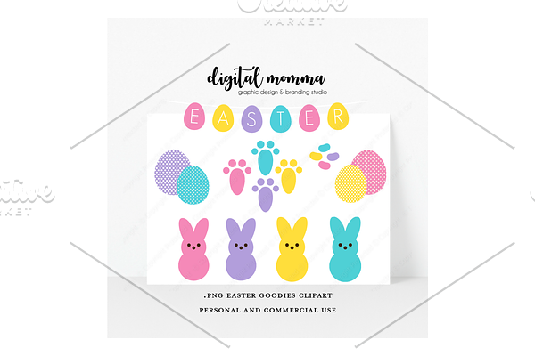 Easter Goodies Clipart PNG Graphics