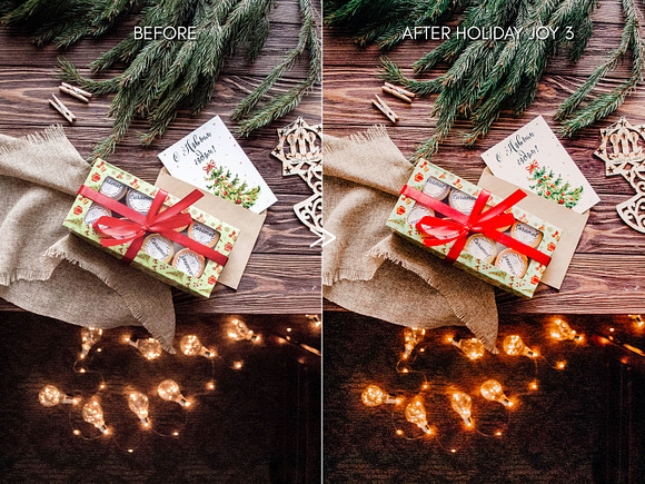 Rich HOLIDAY JOY Lightroom Presets in Add-Ons - product preview 4