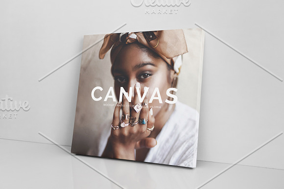 Square Canvas Ratio 1x1 Mockup 03 in Print Mockups - product preview 1