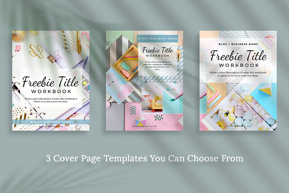 Workbook Canva Templates (Colfax) in Stationery Templates - product preview 3