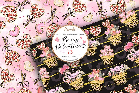 Valentine's patterns in Patterns - product preview 2