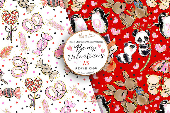 Valentine's patterns in Patterns - product preview 5