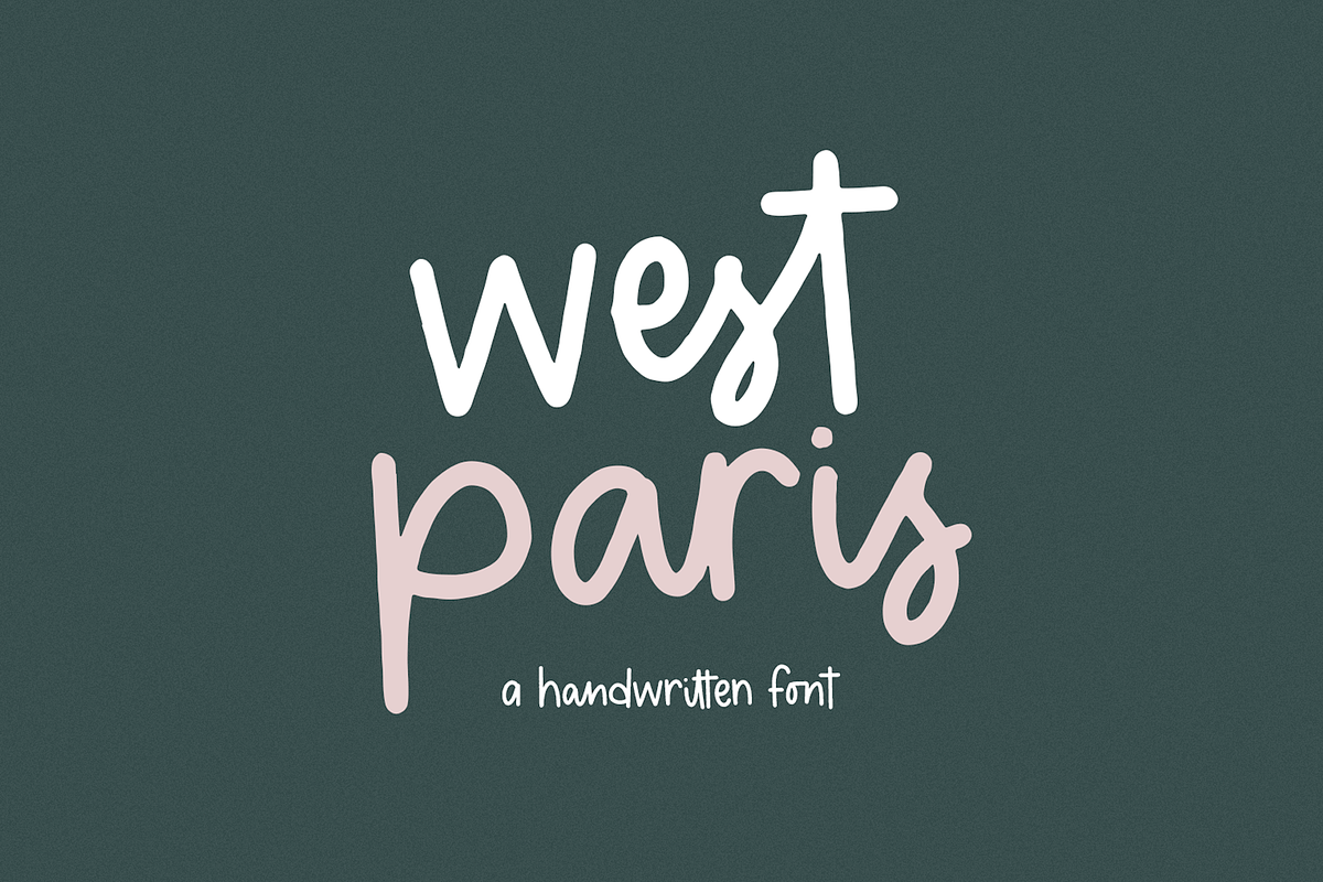 West Paris | Handwritten Font in Display Fonts - product preview 8