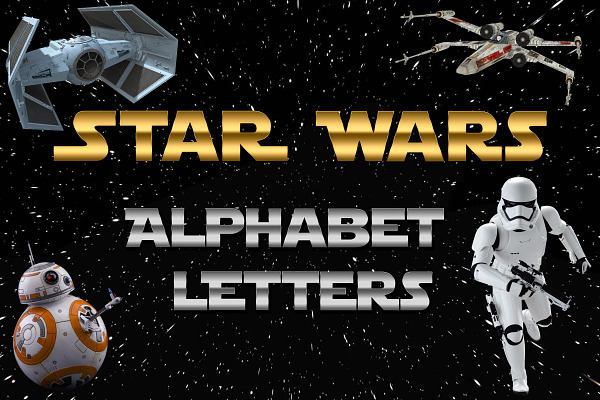 Star Wars Alphabet Letters