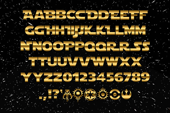 Star Wars Alphabet Letters in Graphics - product preview 1