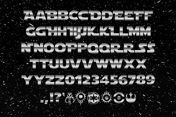 Star Wars Alphabet Letters in Graphics - product preview 2