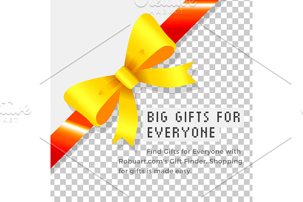 Big Gift for Everyone Ribbon Bow and