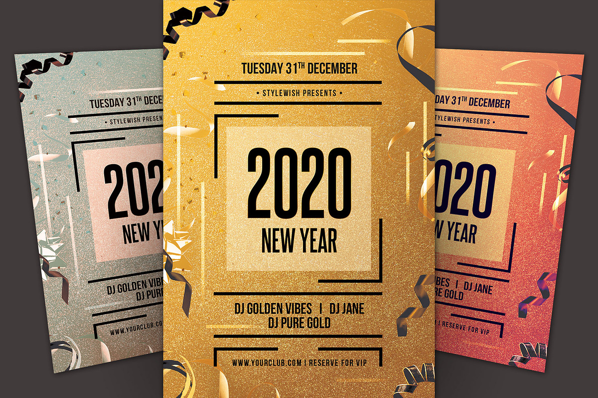New Year Flyer in Flyer Templates - product preview 8
