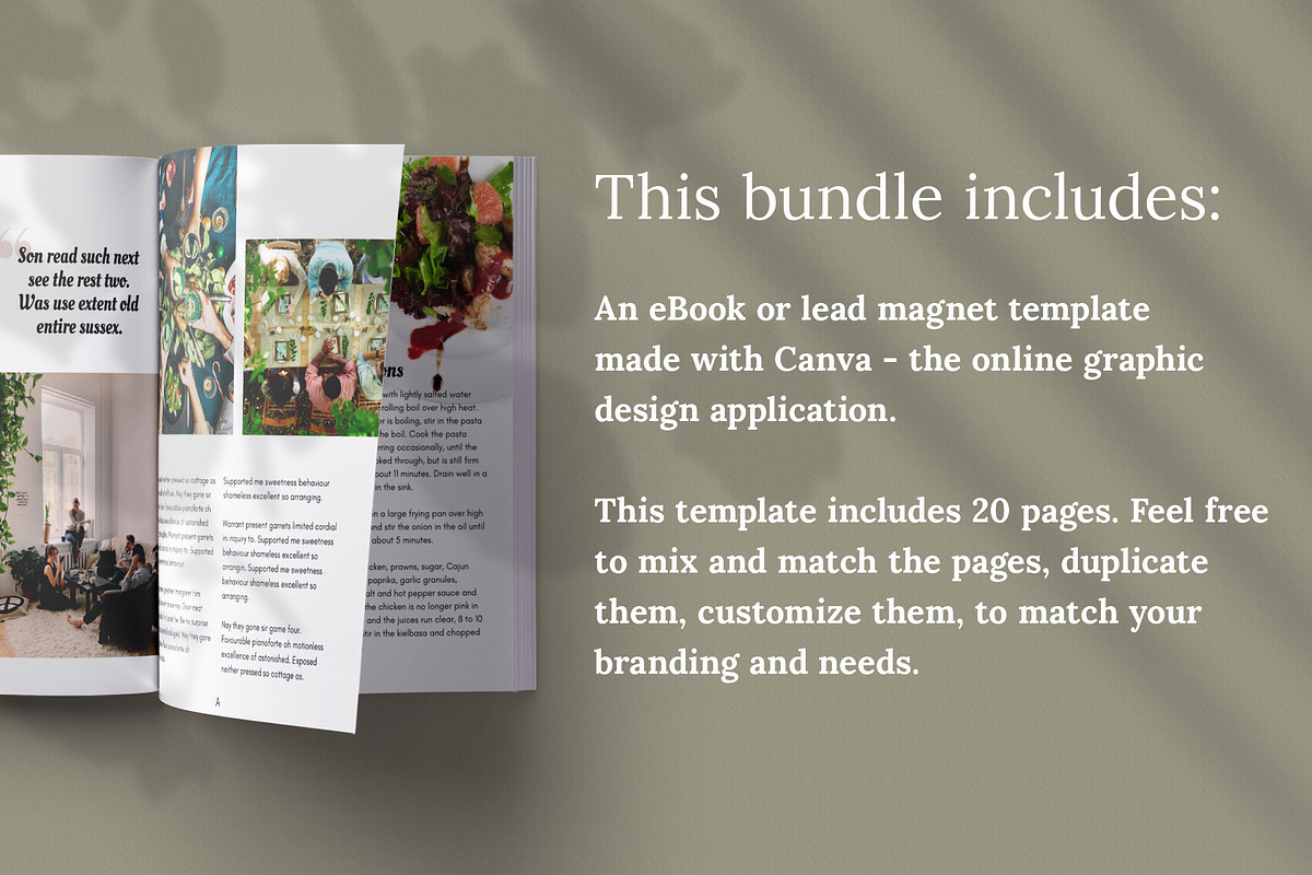 eBook Canva Template | Gathering in Magazine Templates - product preview 8