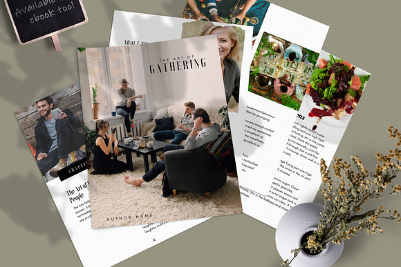 eBook Canva Template | Gathering in Magazine Templates - product preview 6