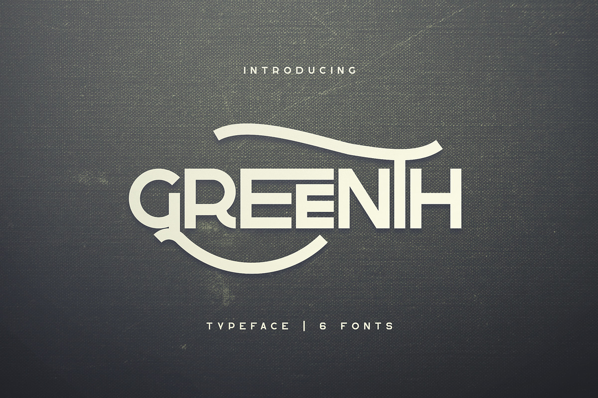 Greenth Display | Latin & Cyrillic in Display Fonts - product preview 8