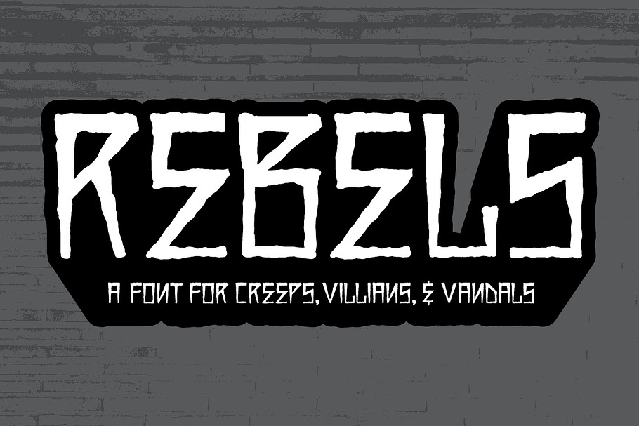 Rebels in Display Fonts - product preview 8