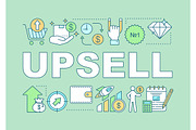 Upsell word concepts banner