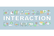 Interaction word concepts banner