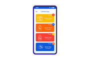 Cashback app smartphone interface