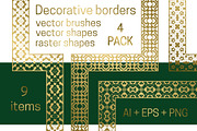 Decorative borders pack 4