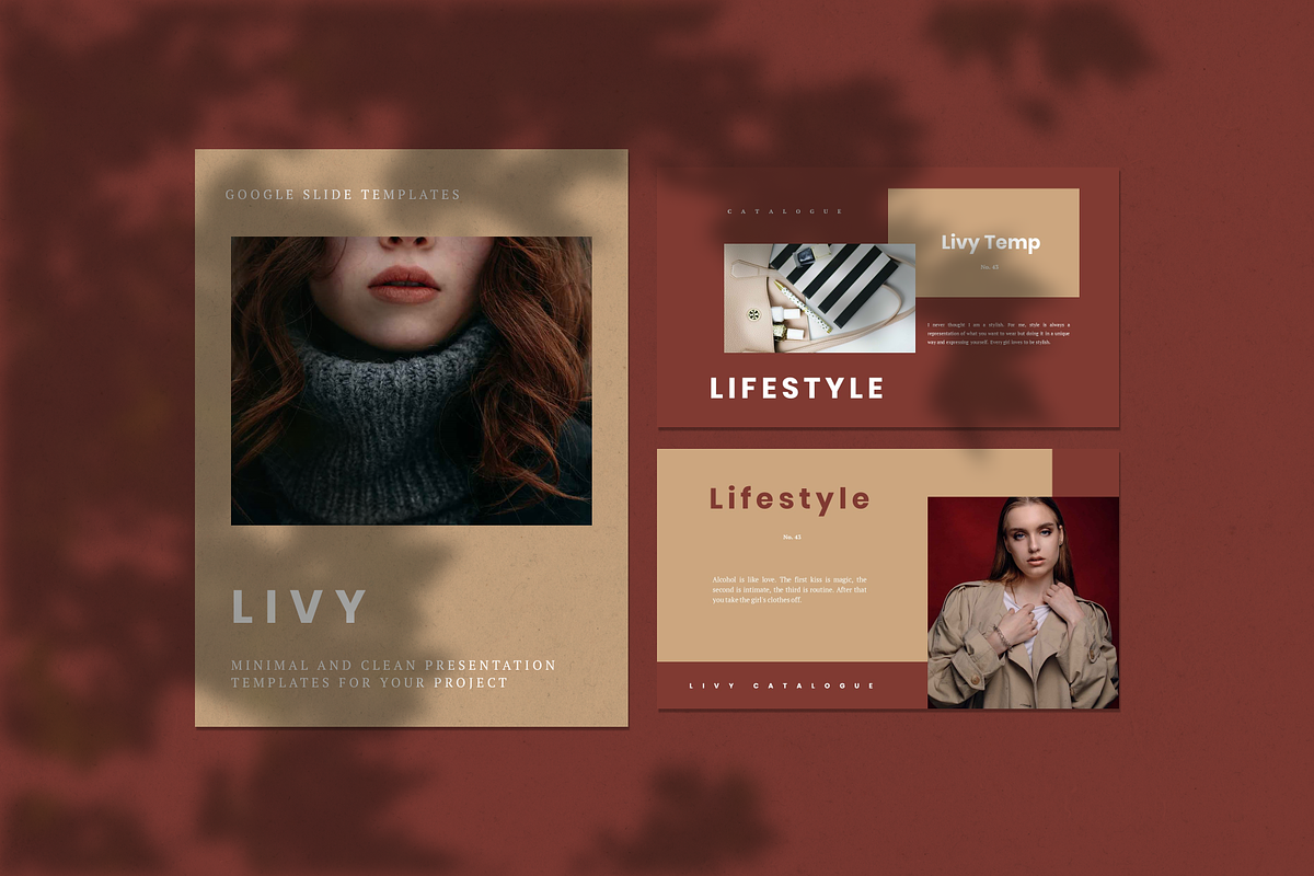 Livy Google Slides Deck Template in Google Slides Templates - product preview 8