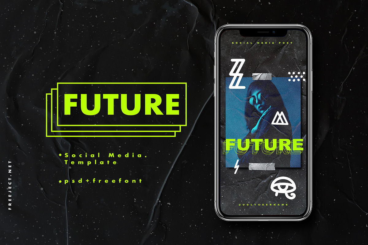 Future Social Media Template Bundle in Instagram Templates - product preview 8