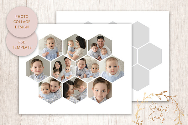 PSD Photo Collage Template #6