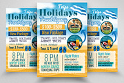 Tour Travel & Holiday Flyer Template