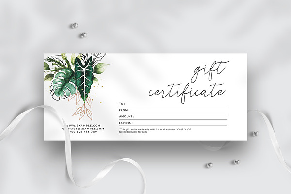 Gift Voucher/Certificate Template