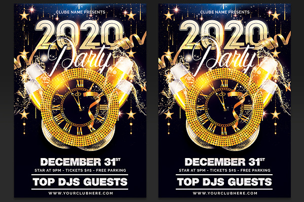 New Year 2020 Party Flyer