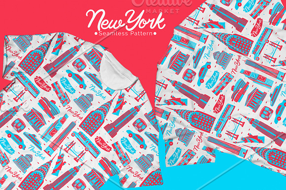 New York Seamless Pattern in Patterns - product preview 3