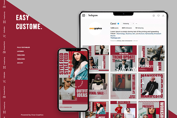 Social Media PowerPoint Template in Instagram Templates - product preview 1