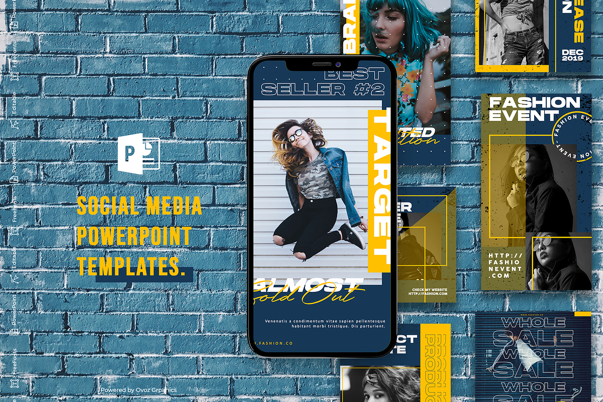 Social Media PowerPoint Template in Instagram Templates - product preview 8