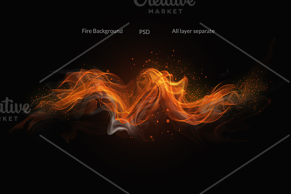 Fire & Smoke Bundle PSD in Add-Ons - product preview 3