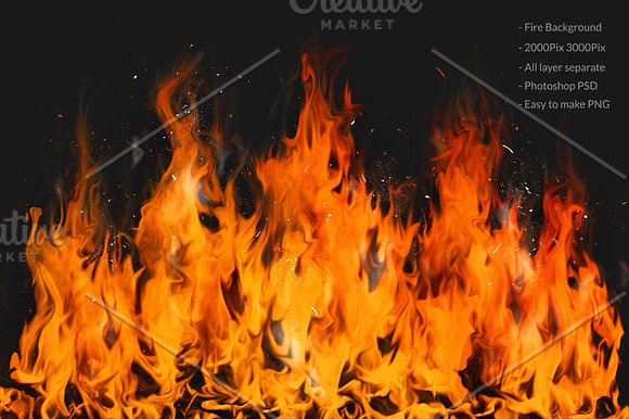 Fire & Smoke Bundle PSD in Add-Ons - product preview 6