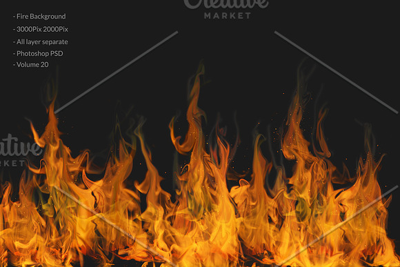 Fire & Smoke Bundle PSD in Add-Ons - product preview 14