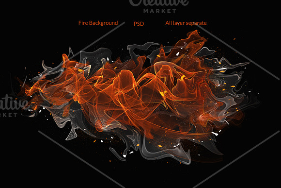 Fire & Smoke Bundle PSD in Add-Ons - product preview 23