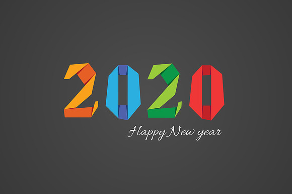 Happy New Year 2020 Background in Illustrations - product preview 1