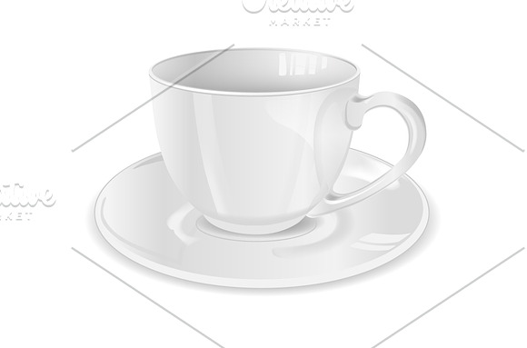 Glass cup, paper coffee cup in Product Mockups - product preview 2