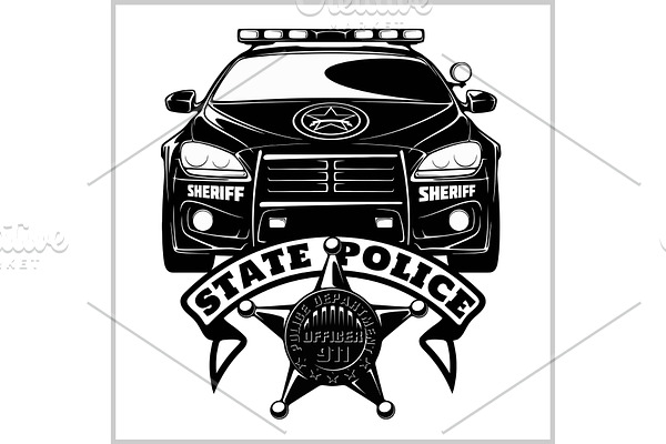 Police Vector Badge - Design