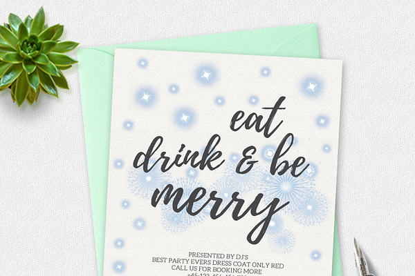 Merry Christmas Party Card