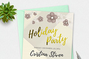 Holiday Party Card Template