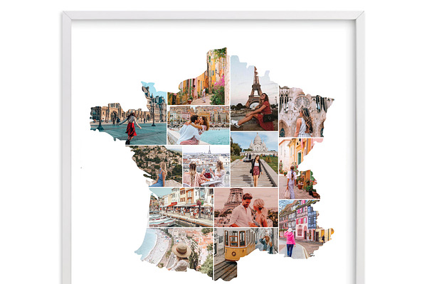 France photo Collage Template