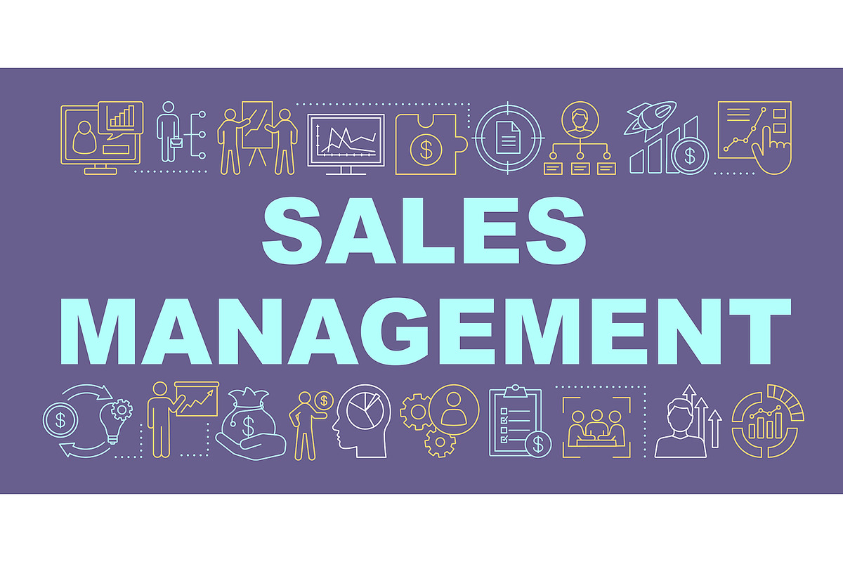 Sales management concepts banner in Icons - product preview 8
